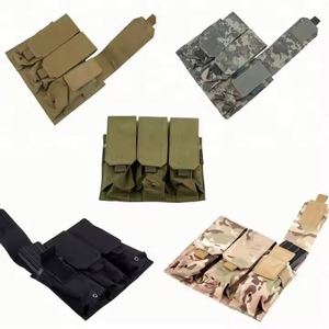 ซองใส่แม็กกาซีนแบบสามช่อง Tactical PALS MOLLE ขนาด 5.56/.223 สำหรับปืน ทำจากโพลิเมอร์และไนลอนที่ทนทาน - Product Image 1