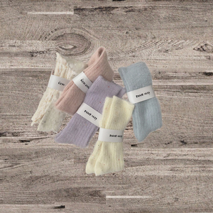 Calzini Invernali Spessi Antiscivolo da <span class=keywords><strong>Donna</strong></span>, Lunghezza Equipaggio, Lavorati a Maglia con Motivo Animale, Morbidi e Pelosi - Product Image 3