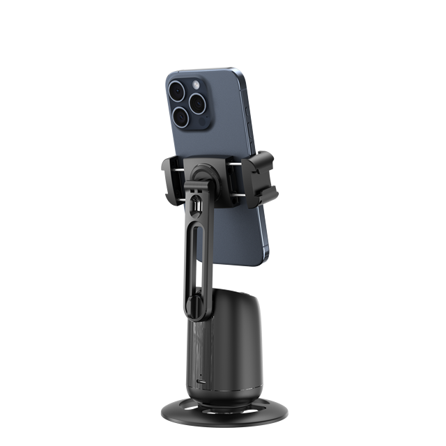 Ai Smart Adjustable Motion Tracking Phone Camera Mount Gimbal Stabilizer for Live Streaming Vlog Shooting Face Tracking Tiktok