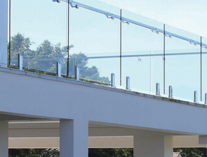 Moderna Balaustra in Vetro e Acciaio Inox con Supporto a Spigot, Garanzia 5 Anni, Resistente all'Acqua e alla Ruggine, per Hotel, Appartamenti, Scale, Balconi, Ville, Facile Installazione - Product Image 6