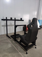 Soporte de Brazo para Pantalla de Simulación de Carreras, Soporte para Monitor de Pantalla Única, Soporte de Brazo Triple para Monitor de TV, Soporte de Brazo Triple para Simulación de Carreras