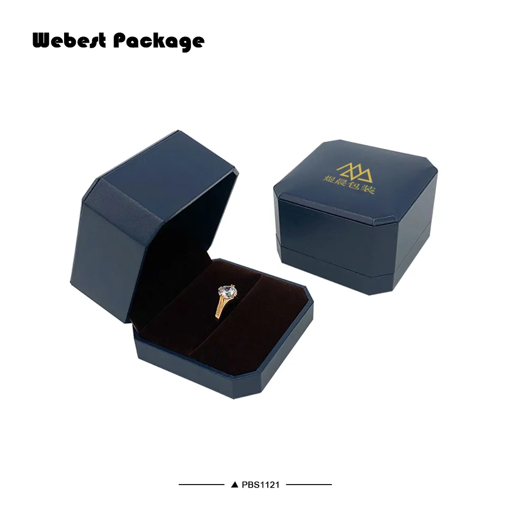 Webest scatole di gioielli di alta qualità scatole di anelli di gioielli per imballaggio di piccoli portagioie in plastica