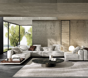 Juego de Sofás de Bambú Ecológico Moderno y Lujoso para Sala de Estar con Sillones Tipo Trono y Mesas Auxiliares, Muebles para el Hogar - Product Image 5