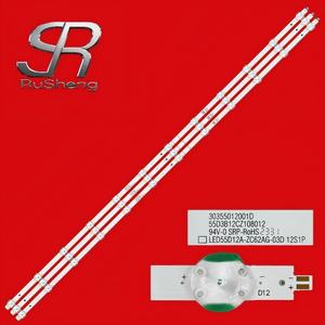 NO.3171 Bande LED d'origine neuve Haier LU55C61 55U1 06-55EA-SMC3030-3X12-1075X12-210402 pour rétroéclairage TV - Product Image 2