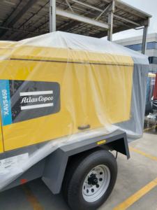 เครื่องอัดอากาศเคลื่อนที่คุณภาพสูง Atlas Copco สำหรับงานขุดเจาะ รุ่น Xas88kd 7 บาร์ 178cfm เครื่องยนต์ดีเซล Kubota - Product Image 6