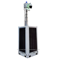 Tour portative flexible de caméra de panneaux solaires de déploiement pour la surveillance d'exposition