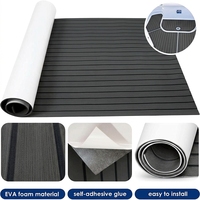 Revêtement de pont de bateau en mousse EVA imitation teck moderne, antidérapant, résistant aux UV, imperméable, auto-adhésif, personnalisable pour yacht marin