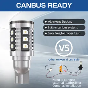 Highlight T15 W16w Led Reverse Light Bulb Canbus Car Lamp Bulbs T15 Led Led Backup Light