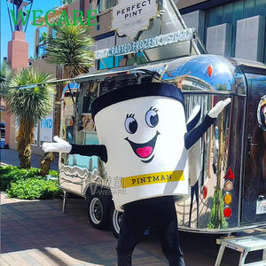 WECARE Acier Inoxydable Glace Salle À Manger <span class=keywords><strong>Voiture</strong></span> Mobile Traiteur Cuisine Bar Remorque Remolque Food Truck Restaurant Entièrement Équipé - Product Image 4