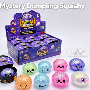 Jouet mystère fantôme Halloween en forme de boulette, livraison US en 3-7 jours, en TPE/Silicone, scintillant, anti-stress sensoriel relaxant - Product Image 3