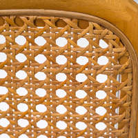Vente en gros de chaises de salle à manger design à structure en bois massif, métal chromé, pieds arqués, dos en rotin Chaises Cesca Cane