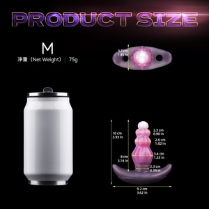 Silicone Anal Plug with Sexy Tail for Cosplay Adult Sex Toys of Stainless Steel Anal Plug Massive Butt Plug Anal Fantasy <b>Dildo</b> - Product Image 2