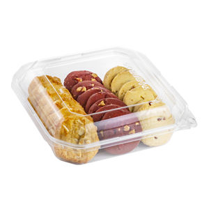 Contenedores de Bandeja Transparentes de PET de Dos Piezas de Alta Calidad de 48 Onzas, Diseño Patentado de Seguridad a Prueba de Manipulación, Reciclables para Alimentos, Ensaladas y Comestibles - Product Image 5