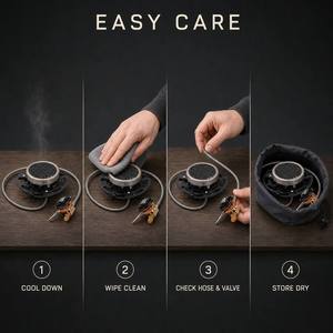 เตาแก๊สพกพาแบบพับได้ UFO อินฟราเรด พร้อมรีโมท สำหรับตั้งแคมป์และแบกเป้ - Product Image 4
