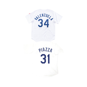 Camiseta de Béisbol Americana Cosida al por Mayor, 42 Jackie Robinson, 34 Fernando Valenzuela, 31 Mike <span class=keywords><strong>Piazza</strong></span>, 55 Hershiser, 45 Martinez - Product Image 5