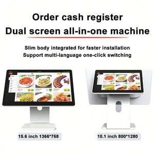 Plataforma de Hardware de 15.6 Pulgadas y 64 Bits, Sistema de Punto de Venta Completo para Centros Comerciales, Pantalla Dual, OEM ODM - Product Image 2