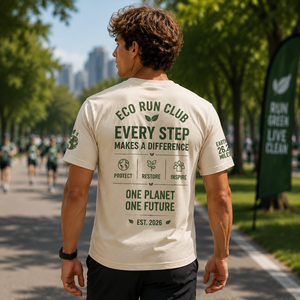 Camiseta Deportiva Ecológica Personalizada para Correr, de Poliéster Reciclado, de Secado Rápido, para Maratón, Carreras y Clubes de Atletismo - Product Image 2