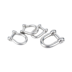 Manilles en acier inoxydable 316 pour gréement maritime, forgées, avec goupille hexagonale de 6 mm, type européen, anneaux en D, quincaillerie pour bateaux, yachts et navires - Product Image 4