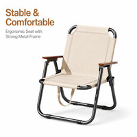 Chaise de camping pliable portable, chaise d'extérieur légère pour pique-nique, plage, pêche, randonnée et loisirs