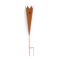 MR Fer Métal Bougeoirs Piquet Conique Applique Décoration Murale pour Maison Extérieur Jardin Multifonctionnel Bougies Lanternes Pots