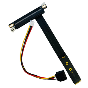 كابل محول رسومات <span class=keywords><strong>M</strong></span>.2 NVMe PCIE X16 3.0 Gen3 بسرعة 32 جيجابت في الثانية، وصلة ITX عكسية لوحدة معالجة الرسومات على اللوحة الرئيسية، موسع M2 - Product Image 1