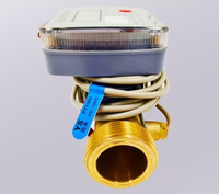 Ultrasonic Brass Heat Meter RS485 High-precision +/-2% Accuracy Low-power Consumption DC24V Supported DN15 High-quality CE MID