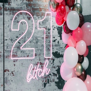 21 <span class=keywords><strong>Twenty</strong></span> One Petite enseigne au néon décorative, publicité extérieure, enseigne au néon personnalisée, signalétique - Product Image 1