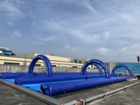 Glissière gonflable personnalisé, 3 m, 1000 pieds de Long, glisse à l'eau, pour la ville