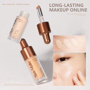 DEROL naturel Nude crème correcteur Palette crayon liquide hydratant pour le contour de la peau du visage couvre les marques d'acné minéral foncé - Product Image 2