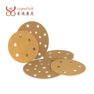 Levigatura a secco disco di carta vetrata da 6 pollici carta vetrata per auto Velcro carta vetrata 180 mm - Product Image 1