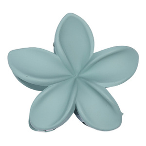 Élégante pince à cheveux en plastique Bauhinia, couleur unie mate, pince à cheveux en forme de fleur pour femmes et filles, pour fêtes et mariages - Product Image 5