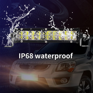 Barra de luz LED de aluminio universal de Venta caliente lente de PVC IP67 ámbar blanco para uso en vehículos todoterreno - Product Image 6