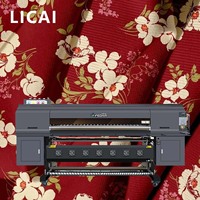 Impresión Digital por Sublimación Consistente y Repetitiva Fedar FD5198E-B de 1900 mm con 8 Cabezales I3200-A1-2 de Alta Velocidad para Ropa Deportiva