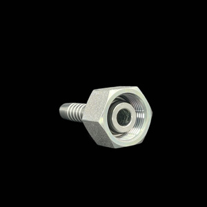 Raccord de tuyau hydraulique de type H métrique 20511, filetage interne JIC, joint conique 24, joint torique, série lestée, certifié ISO, état neuf - Product Image 4