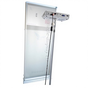 Pantalla Enrollable para Proyector, Soporte Enrollable para Publicidad, Stand de Exhibición - Product Image 1