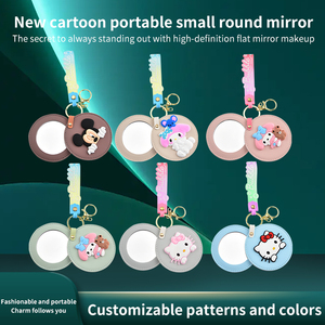 Cut <strong>Design</strong> <strong>Compact</strong> PU Promotional <strong>Mirror</strong> High Quality Custom Cartoon Pocket <strong>Mirror</strong> Wholesale Small Portable <strong>Mirror</strong> - Product Image 2