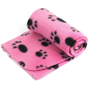 <strong>Paw</strong> <strong>Printing</strong> Pet Blanket Polar Fleece Cheap Stock Blankets with <strong>Printing</strong> - Product Image 5