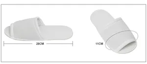 ホテルスリッパオープントゥコットンバルクホワイトエコフレンドリーカスタムスリッパ使い捨て高級ゲストルーム