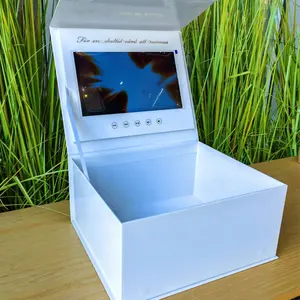 थोक वर्ग फूल लक्जरी चुंबकीय पेपर बॉक्स उपहार वीडियो बॉक्स पैकेजिंग बक्से