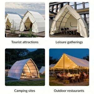 Tienda de Campaña Automática Impermeable con Diseño Único en Forma de Vela para Aventuras al Aire Libre y Campamentos Familiares - Product Image 4