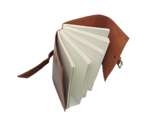 Personalized Vintage Leather Journal Buckle Closure Handmade <b>Paper</b> Sketching Planning Notebook Travel Diary for Writers - Product Image 4