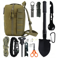 Kit de survie pour aventures en plein air, équipement de camping, outils de survie, sac de survie, équipement de survie en milieu sauvage, mini kit d'outils