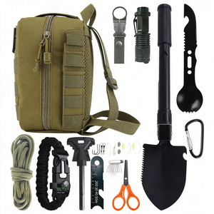 Kit de survie pour aventures en plein air, équipement de <span class=keywords><strong>camping</strong></span>, outils de survie, sac de survie, équipement de survie en milieu sauvage, mini kit d'outils - Product Image 2