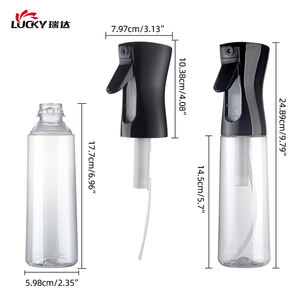 Groothandel 300Ml Plastic Beauty Haarverzorging Hogedruk Continue Sproeierfles Fijne Mist Tuinreiniging Spuitfles - Product Image 2