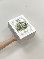 Ensemble de bougies parfumées personnalisées imprimées sur mesure, coffret cadeau d'anniversaire de luxe, boîtes en papier pour bougies avec aimant