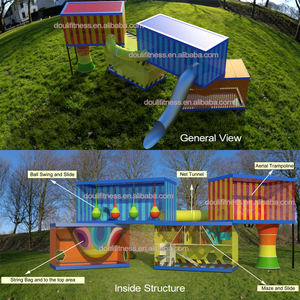 Sueño personalizable novela niños al aire libre interior cuerda <span class=keywords><strong>de</strong></span> nailon mano ganchillo contenedor <span class=keywords><strong>laberinto</strong></span> Castillo parque infantil para niños - Product Image 2