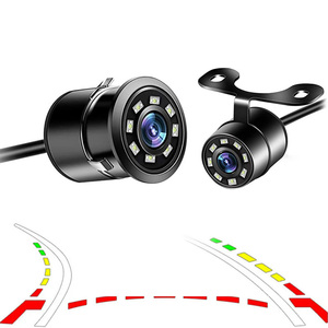 Caméra de recul pour voiture avec lignes de guidage dynamiques, caméra de recul analogique CVBS, objectif fisheye réglable, <span class=keywords><strong>vision</strong></span> nocturne IR - Product Image 1