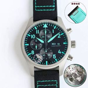 Reloj Mecánico de Lujo para Hombre, Icónico, con Esfera de 43 mm, Reloj Automático Royce, Cronógrafo, Acero Inoxidable, Estilo Piloto Clásico, ETA - Product Image 1