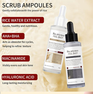 Produit de soin de la peau pour le visage et le corps, sérum exfoliant au riz noir et au riz blanc, best-seller, pour éliminer les cellules mortes de la peau. - Product Image 3