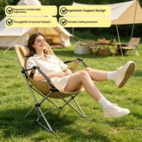 Nouvelle chaise pliante portable de camping, de pêche, de randonnée, de pique-nique et de jardin, en aluminium multicolore, durable, légère et inclinable